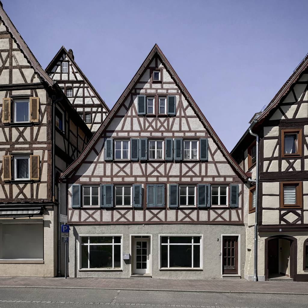 Fassade des sanierten Wohn- und Geschäftshauses in Horb am Neckar