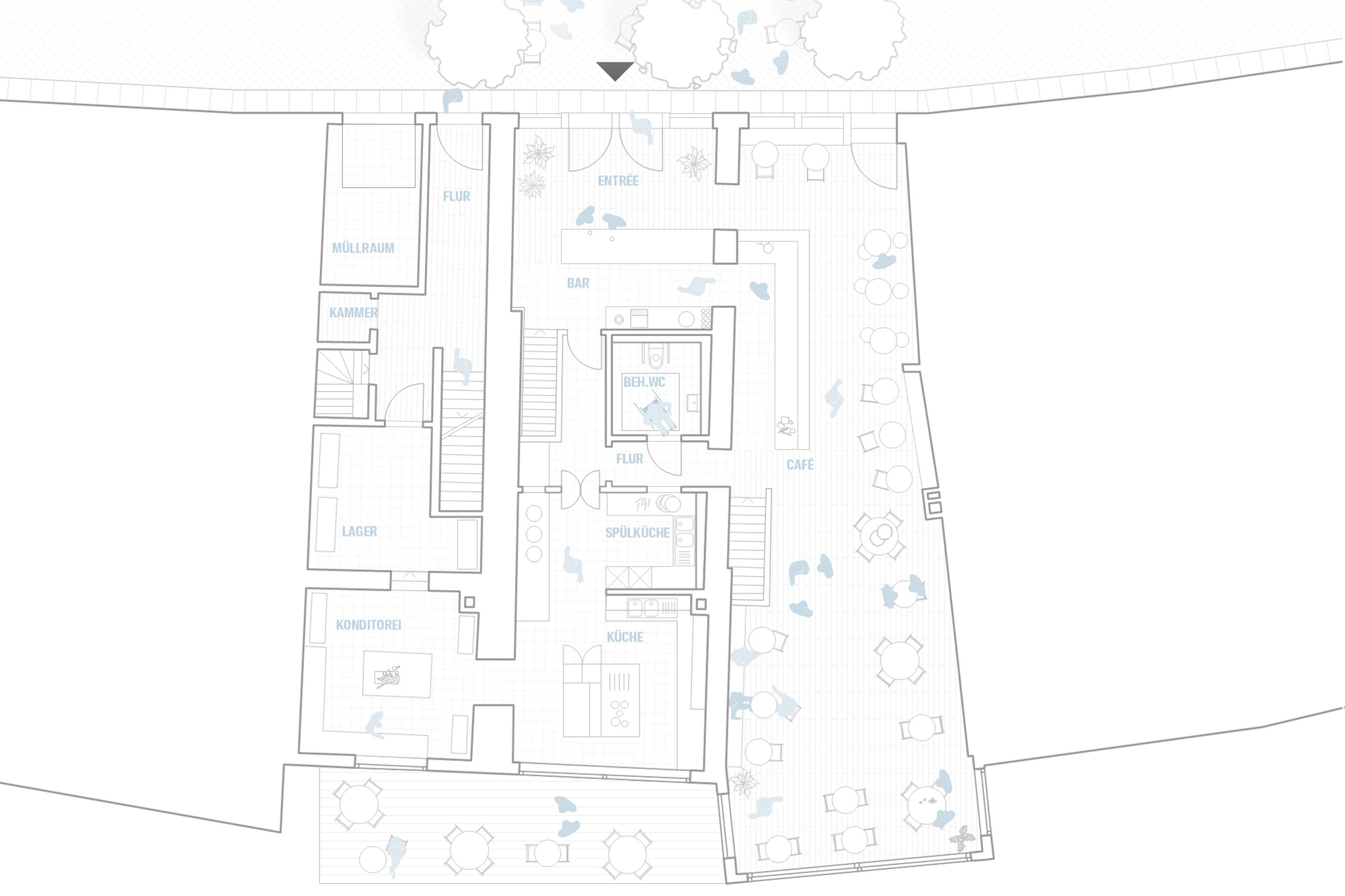 Sanierung Mehrfamilienhaus und Gastronomie ehemaliges Café Kipp Horb, Bauen im Bestand, Architektur, Sanierung