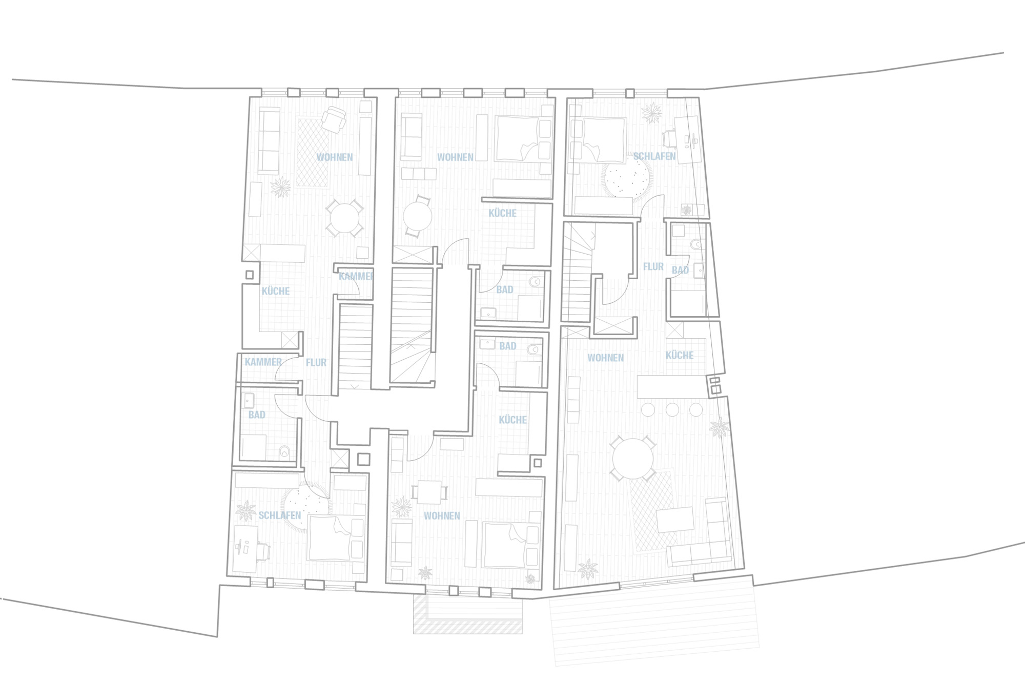 Sanierung Mehrfamilienhaus und Gastronomie ehemaliges Café Kipp Horb, Bauen im Bestand, Architektur, Sanierung