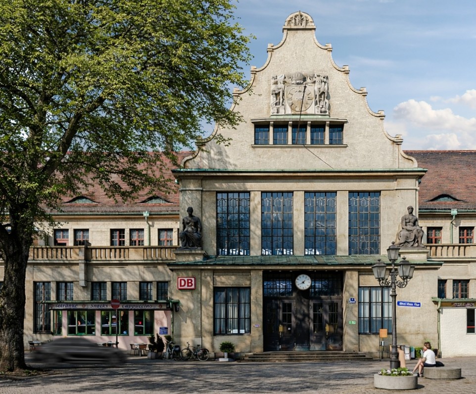 Denkmalgerechte Sanierung Lindau Bahnhof, Natursteinrestaurierung, Bauen im Bestand, Architektur, Sanierung